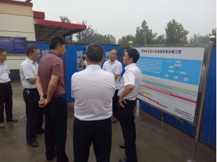 中國石油總公司領導岳云平考察博納德石油小區采暖改造項目