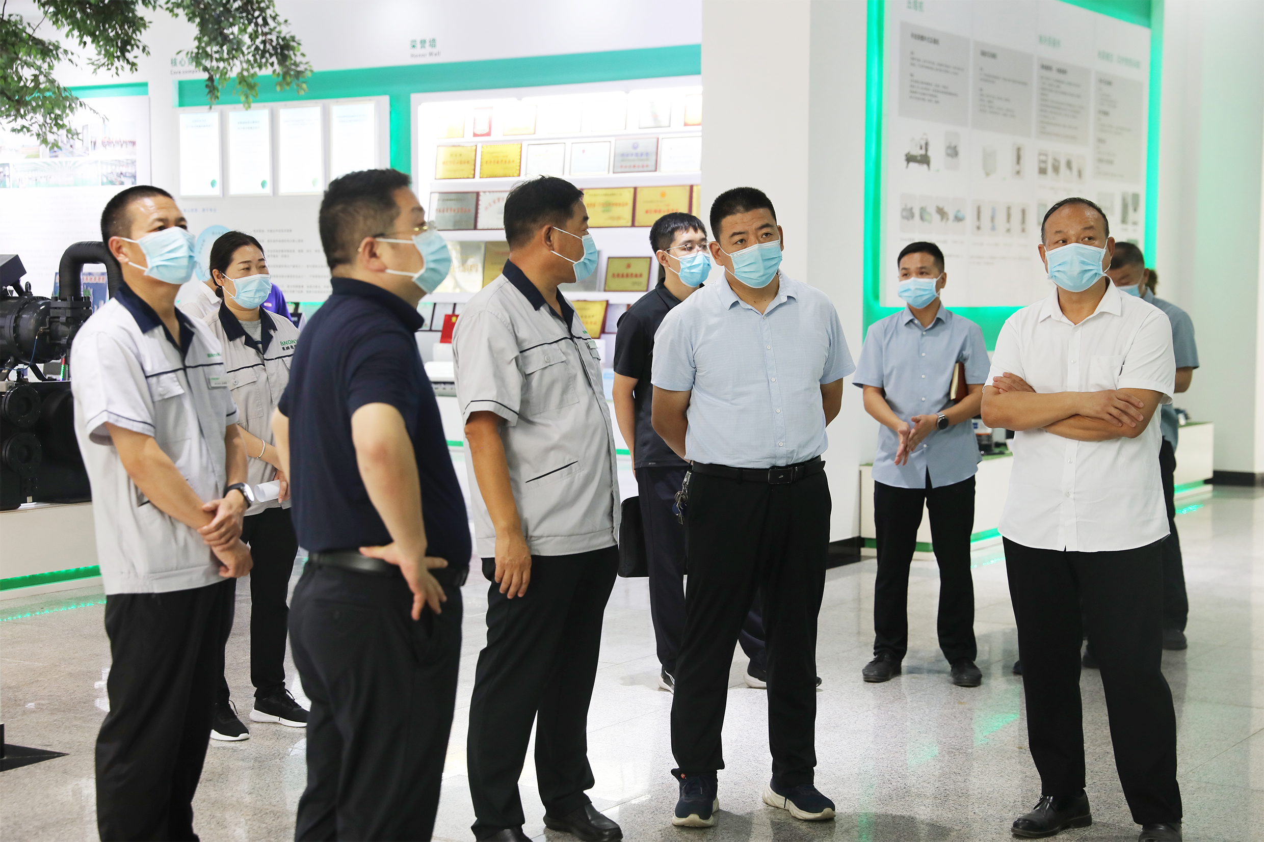 河北省穩經濟督導組蒞臨河北博納德能源科技有限公司調研督導